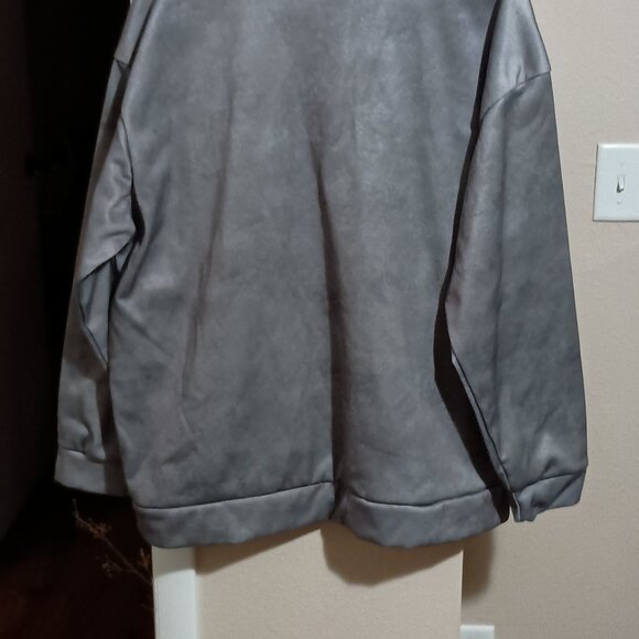 Carhartt Mens 1/4 Zip Long Sleeve Pullover Size 3XL Metallic Silver Gray - Picture 11 of 13